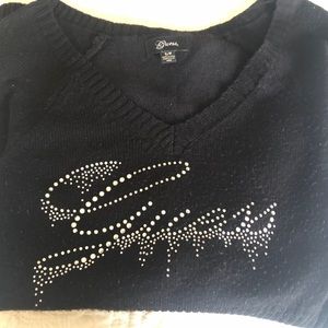 Guess black sweater